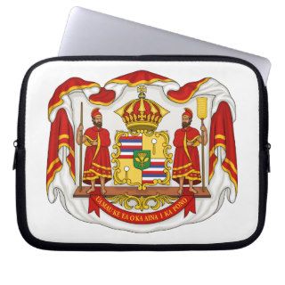 The Royal Coat of Arms of the Kingdom of Hawaii Laptop Sleeves