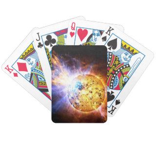 Small Star Large Flare Playing Cards