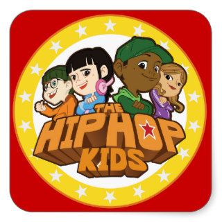 The Hip Hop Kids Logo Stickers
