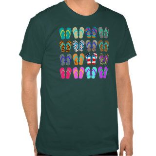 Summer Flip Flops Chart Shirt