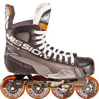 Mission Hockey Inhaler AC5 Senior Inline Hockey Skates   8.0, E  Hockey Roller Skates  Sports & Outdoors