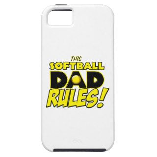 This Softball Dad Rules copy.png iPhone 5 Case