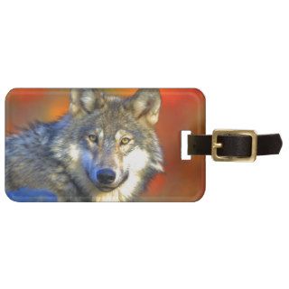 wolf wait for  next opportunity and success bag tag