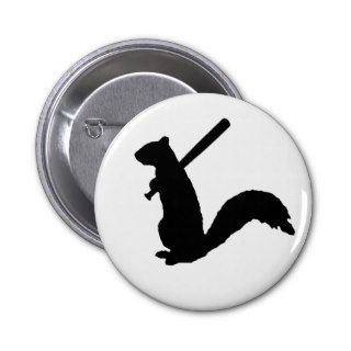 The Angry Squirrel Pin