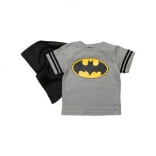 Batman Toddler Boys T Shirt with Cape (2T) Batman Shirt With Cape Kids Clothing