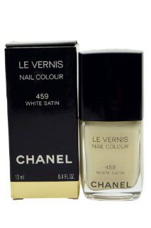 Chanel Le Vernis Nail Polish Color White Satin 459  Beauty