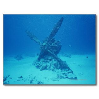 Propeller on the Bottom of Sea Post Cards