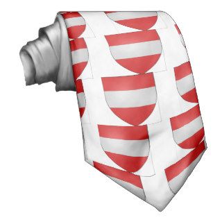 Gules a fess argent, Belgium Neckties