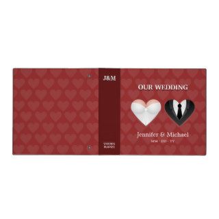 Funny Hearts   wedding planner binder