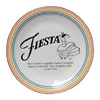 Fiesta 11 3/4 Inch Promo Signature Plate, White Kitchen & Dining