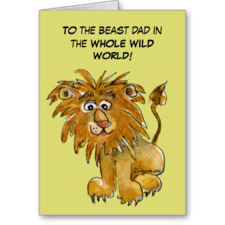 Beast Dad in Whole Wild World Card