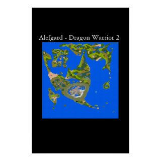 Alefgard   Dragon Warrior 2 Posters