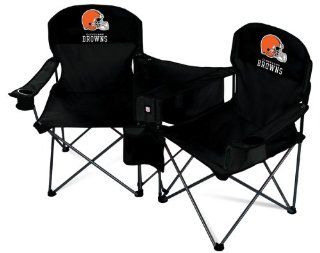 NFL Conversation Chair (Cleveland Browns)  Sports Fan Folding Chairs  Sports & Outdoors