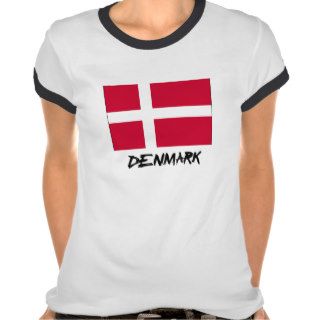 Denmark Flag T Shirt