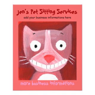 Jen's Pet Sitting Services flyer