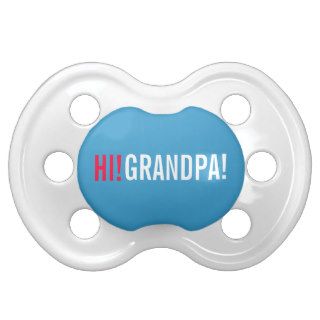 Hi Grandpa Pregnancy Announcement   Blue Pacifiers