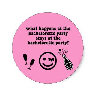 Bachelorette Party Sticker