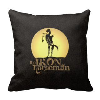 Iron Horseman Throw Pillow