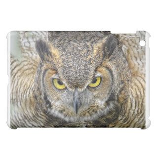 Great Horned Owl Following Eyes  Case For The iPad Mini