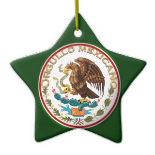 Orgullo Mexicano (Eagle Mexican Flag) Ornament