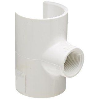 Spears 464 Series PVC Snap On Saddle, Schedule 40, 1 1/2" IPS OD x 3/4" NPT Female Industrial Pipe Fittings
