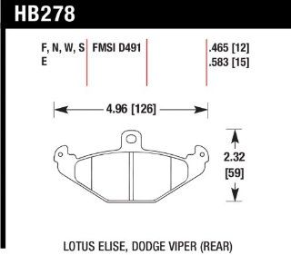 Hawk Performance HB278F.465 HPS Performance Ceramic Brake Pad Automotive