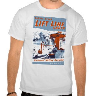 Lift Line Lager T Shirts
