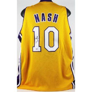 LAKERS STEVE NASH AUTHENTIC SIGNED JERSEY AUTOGRAPHED CERTIFICATE OF AUTHENTICITY PSA/DNA #S84440 Sports Collectibles