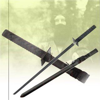 Black Ninja Warrior Sword  Martial Arts Swords  Sports & Outdoors
