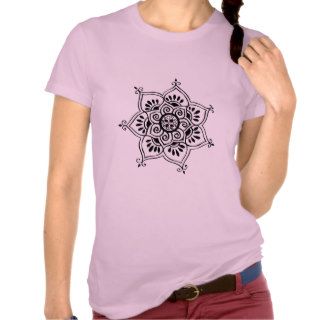 Lotus Flower Henna Tattoo Shirts