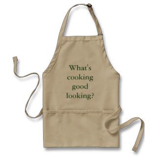 What's cooking good looking? aprons