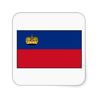 Liechtenstein National Flag Sticker