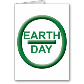 Earth Day Symbol Greeting Cards