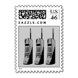 Old School Cell Phones Postage Stamps
