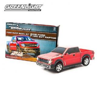 GreenLight Motobuildz 3D Model Kit 2012 Ford F 150 Raptor Truck Toys & Games