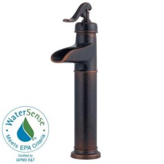 Pfister Ashfield Single Hole 1 Handle High Arc Bathroom Vessel Faucet in Rustic Bronze F 040 YP0U
