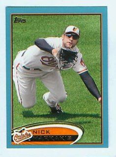 Nick Markakis 2012 Topps Baseball  Blue Parallel Card #468 Baltimore Orioles Sports Collectibles