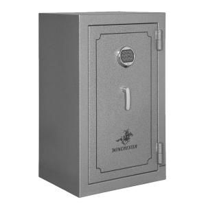 Winchester Safes Home and Office 12 Granite Gloss Safe with Electronic Lock and Power Port H 4226P 12 11 E