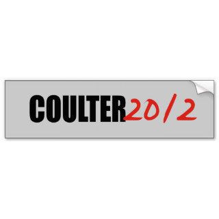 COULTER BUMPER STICKER