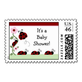 Cute Ladybugs & Flowers 2 Stamps/Postage