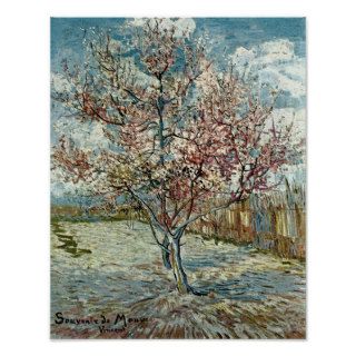 Van Gogh Pink Peach Tree (F394) Fine Art Posters
