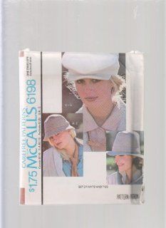 Women's Hats & Ties ; McCall's Sewing Pattern 6198 
