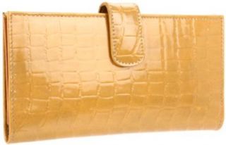 Tusk Antique Croco Slim Clutch Wallet AC 455 Wallet,Sepia,One Size Shoes