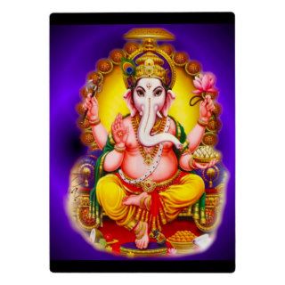 Ganesh Ganesha Ganapati Hindu Elephant Deity Plaque