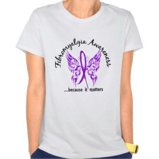 Grunge Tattoo Butterfly 6.1 Fibromyalgia Shirts