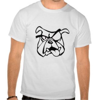 bulldog Custom Choppers Iron Cross w/bulldog white Shirt