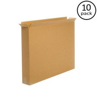 Plain Brown Box 30 in. x 5 in. x 24 in. Moving Box (10 Pack) PRA0145