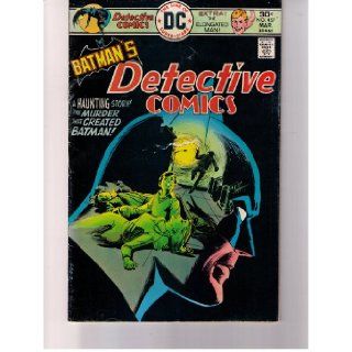 Batman's Detective Comics No. 457 Mar. 1976 (The Murder that Created Batman, Vol. 40) Denny O'Neil, Julius Schwartz, Dick Giordano Books
