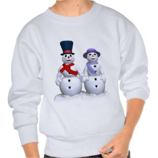 Snowman Love Pullover Sweatshirts