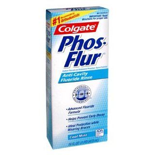 PACK OF 3 EACH PHOS FLUR ORAL RINSE COOL MNT 473ML PT#3834110449 Health & Personal Care